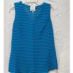 Bergdorf Goodman Akris Punto Sleeveless Blue Shirt - Size:‎ 6